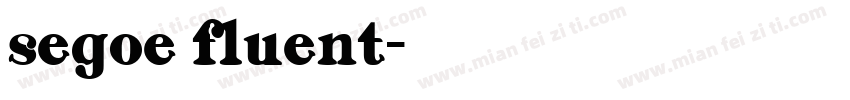 segoe fluent字体转换